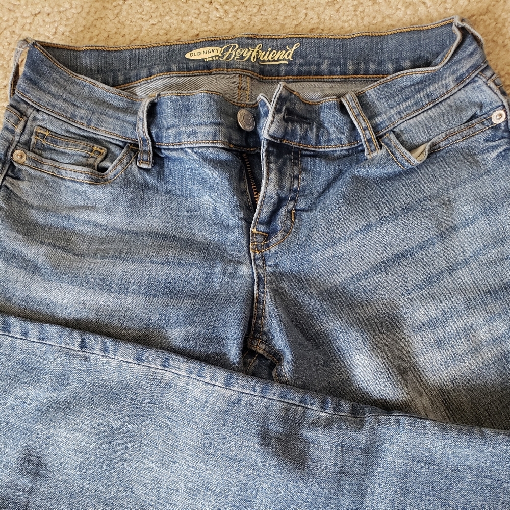 Boyfriend Jeans - skinny - light wash - old navy